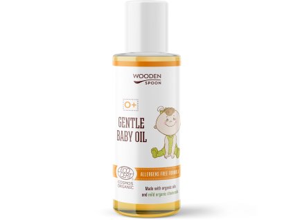 Wooden Spoon Delikatny olejek do masażu dla dzieci, 100 ml