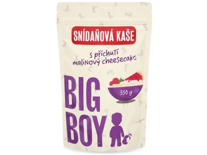 BIG BOY Kasza Malinowy cheesecake, 350 g, Wersja eko