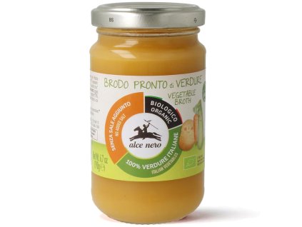 Alce Nero BIO bezglutenowy bulion warzywny dla dzieci bez dodatku cukru, 190 g