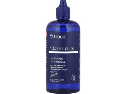 Trace Minerals 40,000 Volts, Koncentrat elektrolitów, 237 ml