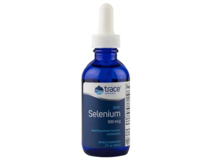 Trace Minerals Liquid Ionic Selenium, płynny selen, 300 mcg, 59 ml