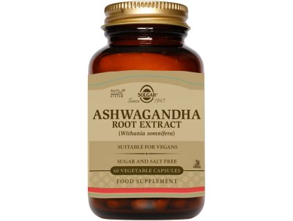 Solgar Ashwagandha Root Extract, 60 kapsułek roślinnych