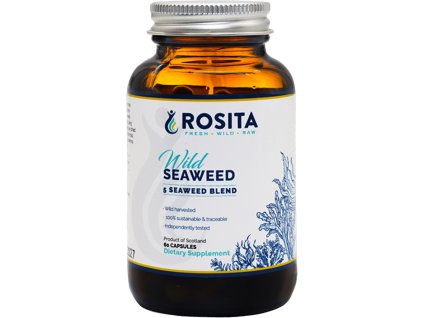 Rosita 5 Seaweed Blend, Mieszanka 5 alg morskich, 60 kapsułek roślinnych