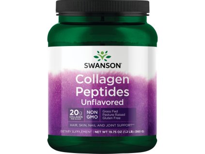Swanson Collagen Peptides, Peptydy kolagenowe, Bez aromatów, 560 g