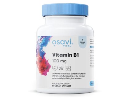 Osavi Witamina B1, 100 mg, 60 kapsułek wegetariańskich