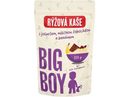 BIG BOY Kasza ryżowa z jogurtem, 350 g, Wersja eko, by @tatianazidekova