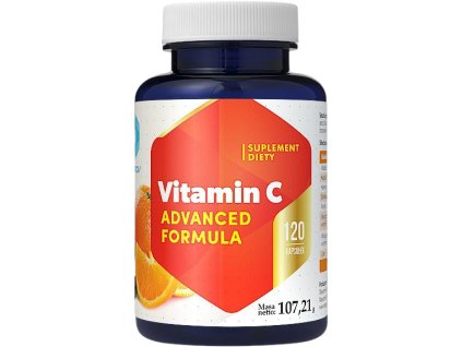 Hepatica Witamina C, Advandced Formula, 450 mg, 120 kapsułek roślinnych