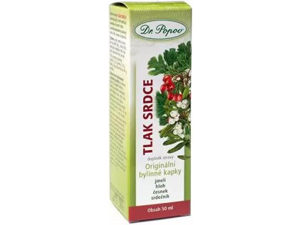 Dr. Popov Ciśnienie serce, Krople ziołowe, 50 ml