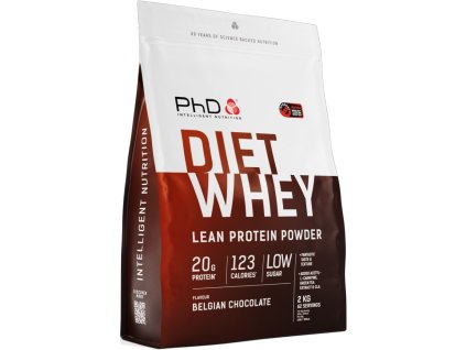 PhD Diet Whey Protein Powder - Belgijska czekolada, 2 kg
