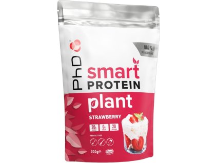 PhD Smart Plant Protein Powder - Truskawka, 500 g