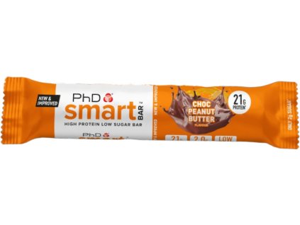 PhD Smart Bar, Baton proteinowy - Czekoladowe masło orzechowe, 64 g