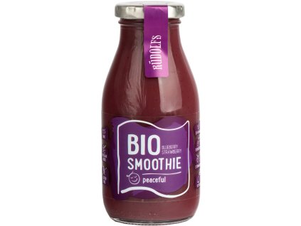 Rudolfs BIO Smoothie - Borówka i truskawka, 260 ml
