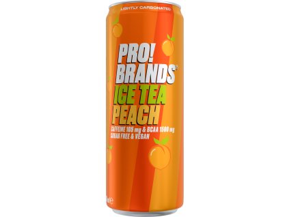 PROBRANDS BCAA Drink Ice Tea Peach, Herbata mrożona o smaku brzoskwini, 330 ml