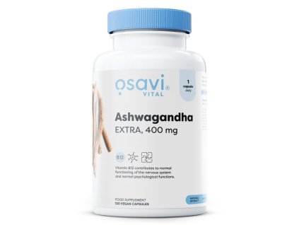 Osavi Ashwagandha Extra, 400 mg, 120 kapsułek roślinnych