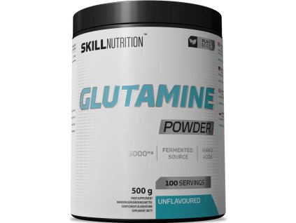 Skill Nutrition Glutamine Powder, Bez smaku, 500 g