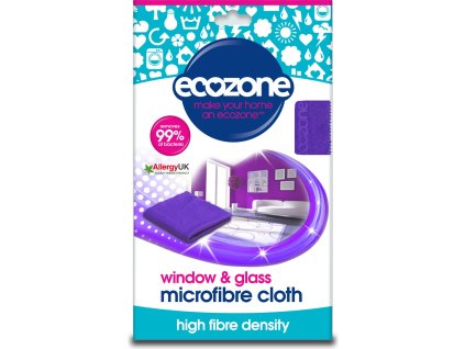 Ecozone Ściereczka z mikrofibry do okien i szkła, 1 szt.