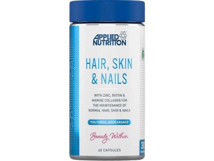 Applied Nutrition Hair, Skin & Nails, Kompleks na włosy, skórę i paznokcie, 60 kapsułek
