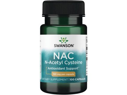 Swanson N-Acetyl Cysteine, NAC, 150 mg, 100 kapsułek