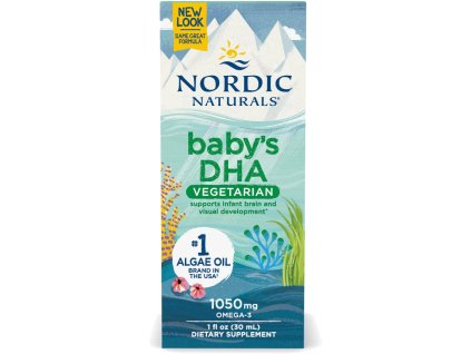 Nordic Naturals Baby's DHA Vegetarian, Omega-3 dla dzieci, 1050 mg, 30 ml