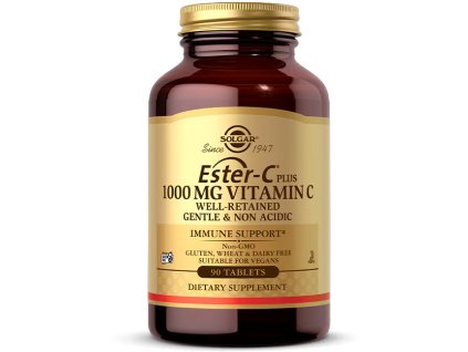 Solgar Ester-C Plus, Witamina C, 1000 mg, 90 tabletek