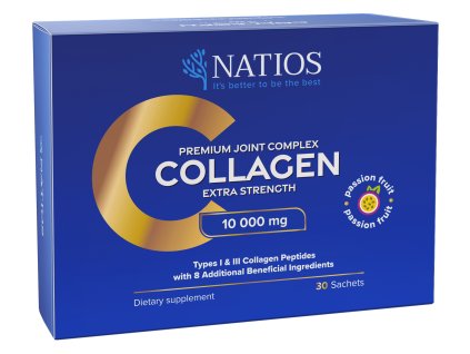 NATIOS Collagen Premium Joint Complex, Kompleks na stawy, 10 000 mg, 30 saszetek