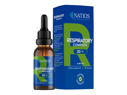 NATIOS Respiratory Complex, Krople ziołowe w oleju MCT, 30 ml