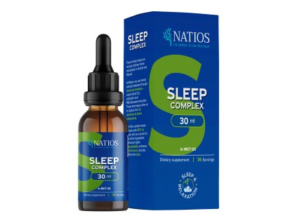 NATIOS Sleep Complex, Krople ziołowe w oleju MCT, 30 ml