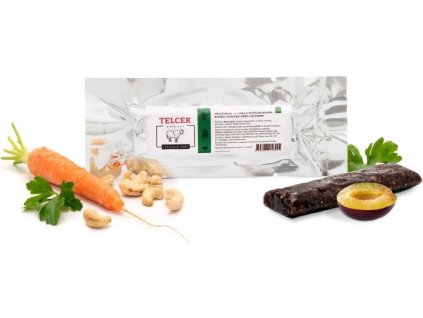 TELCEK Wołowy baton proteinowy (wołowina, nerkowce, śliwki, suszone warzywa), 50 g