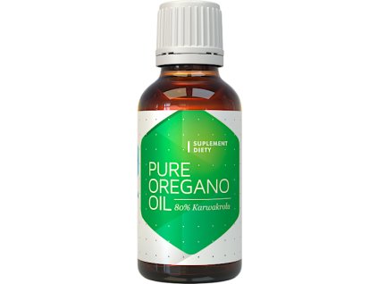 Hepatica Pure Oregano Oil, 80% karwakrolu, 10 ml