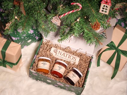 Świąteczny zestaw prezentowy- NATIOS zestaw dżemów