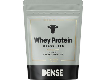 Dense Whey Protein, Grass-Fed, Organic, Naturalny smak, 500 g