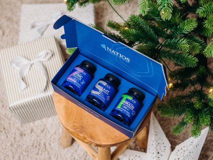 NATIOS Zestaw prezentowy Męska Witalność  Tribulus, Shilajit, Zinek