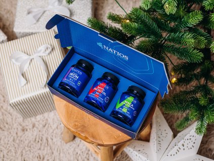 NATIOS Zestaw prezentowy Kobieca harmonia  Maca, Myo-Inositol, Železo