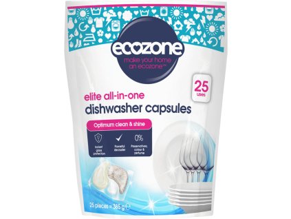 Ecozone Kapsułki do zmywarki Elite All-in-one, 25 szt.