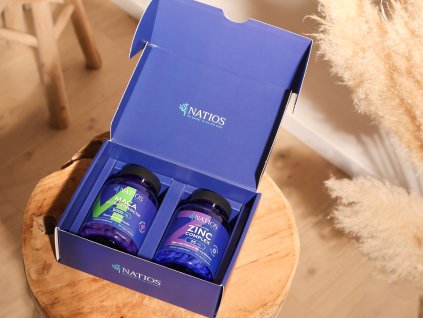 NATIOS Zestaw prezentowy dla mężczyzn - Maca + Cynk