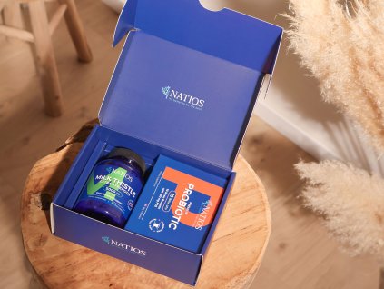 NATIOS Zestaw prezentowy dla zdrowego trawienia – Probiotyki + Milk Thistle