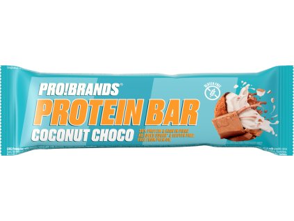 PROBRANDS Protein Bar, Baton proteinowy, Kokos, 45 g