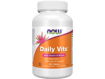NOW Foods Daily Vits, Multiwitamina, 250 tabletek
