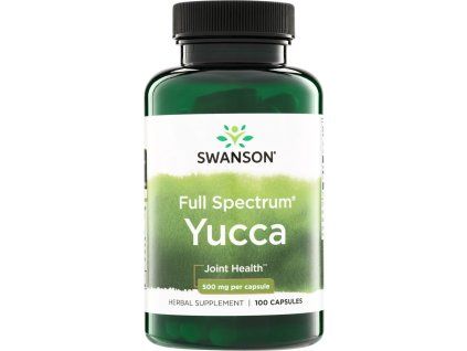 Swanson Yucca, 500 mg, 100 kapsułek