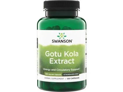 Swanson Gotu Kola Extract, 100 mg, 120 kapsułek