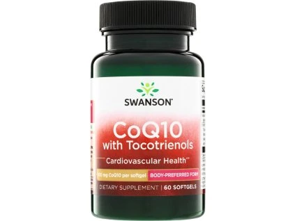 Swanson CoQ10 & Tocotrienole, 100 mg, 60 kapsułek softgel