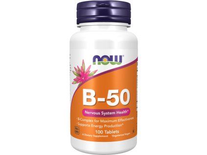 17305 now foods vitamin b 50 complex 100 tablet