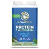 Sunwarrior Protein + Greens Warrior Blend, BIO Bezsmakowy, 750 g