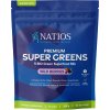 NATIOS Premium Super Greens, Owoce leśne, 228 g