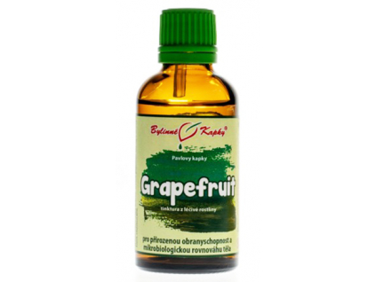 Bylinné kvapky Grapefruit (grep) - tinktúra, 50 ml