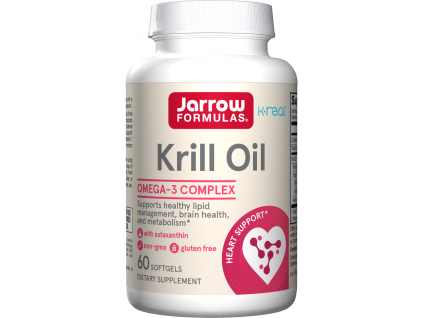 Jarrow Krill Oil, 600 mg, 60 mäkkých kapsúl