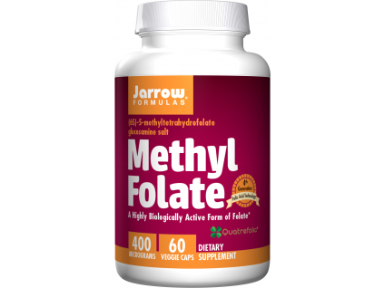 Jarrow Methyl Folate (kyselina listová), 400 μg, 60 kapsúl