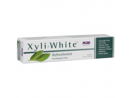 NOW SOLUTIONS XyliWhite Zubná pasta - Mäta, 181 g