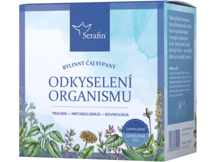 Serafin Odkyslenie organizmu - bylinný čaj sypaný, 2 x 50 g