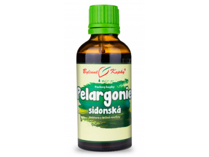 Bylinné kapky Pelargónia sidonská - tinktúra, 50 ml